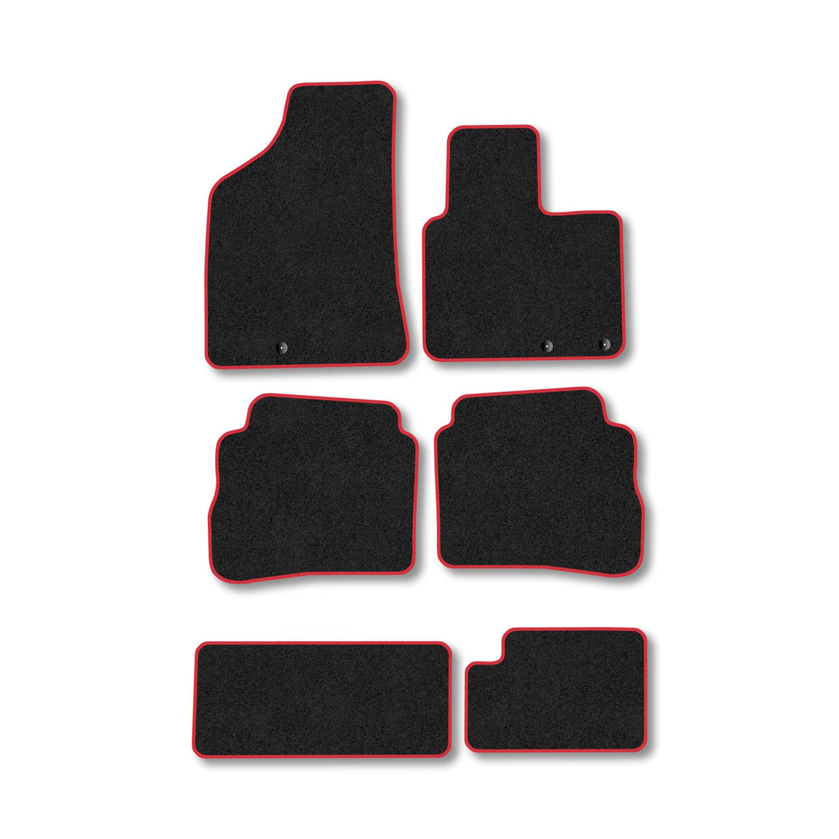 Hyundai Santa Fe (2009-2012) [7 Seat] Premium Tufted Carpet Car Mats