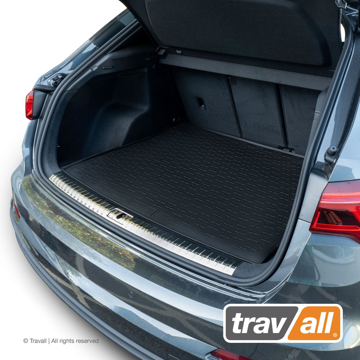 TRAVALL Audi Q3 [Upper Boot Position] Premium Rubber Boot Mats Liner (2018-Onwards)