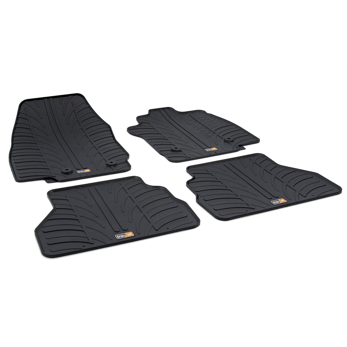 TRAVALL Ford B-Max Premium Rubber Car Mats (2012-2017)