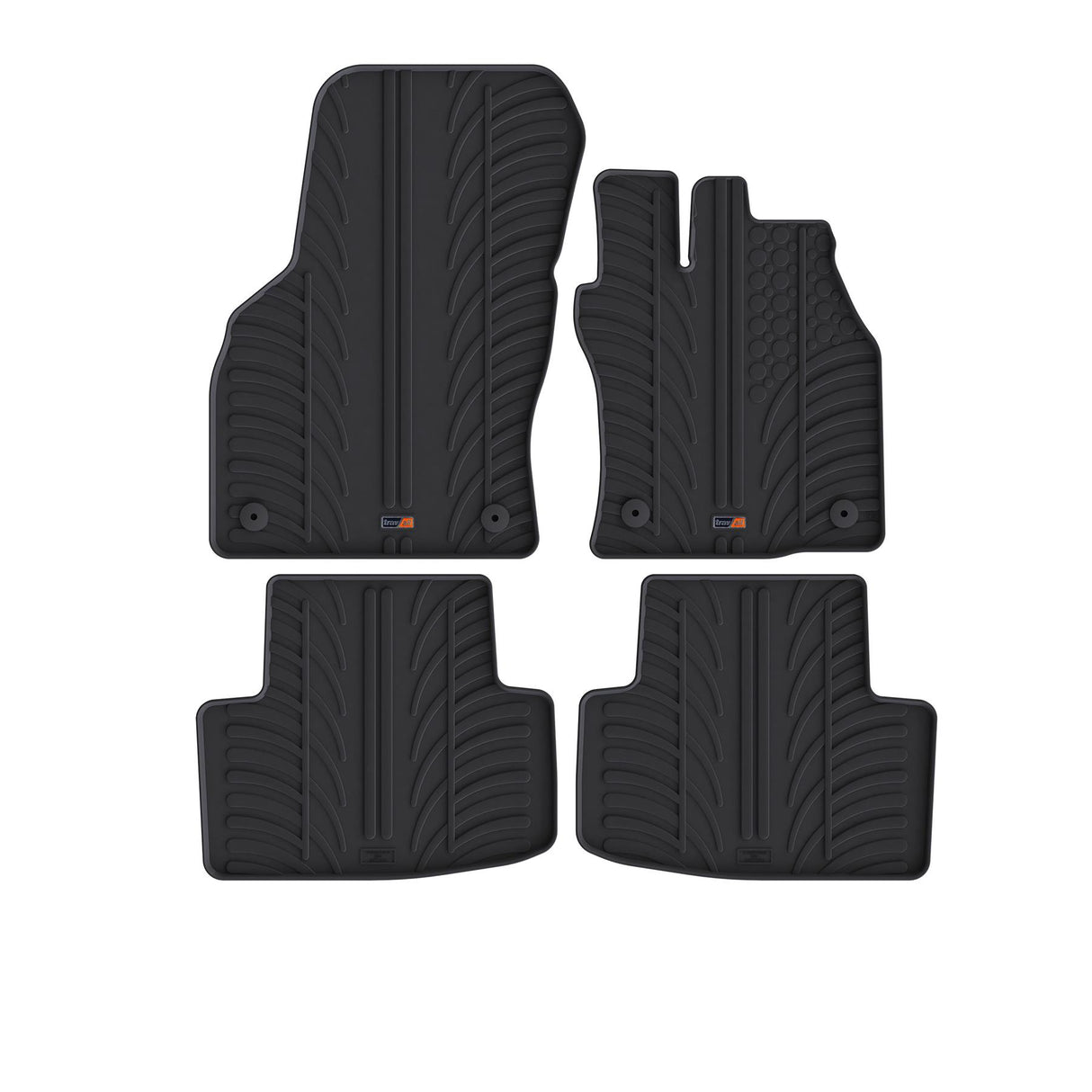 TRAVALL Skoda Octavia Estate & Hatchback Premium Rubber Car Mats (2020-Onwards)