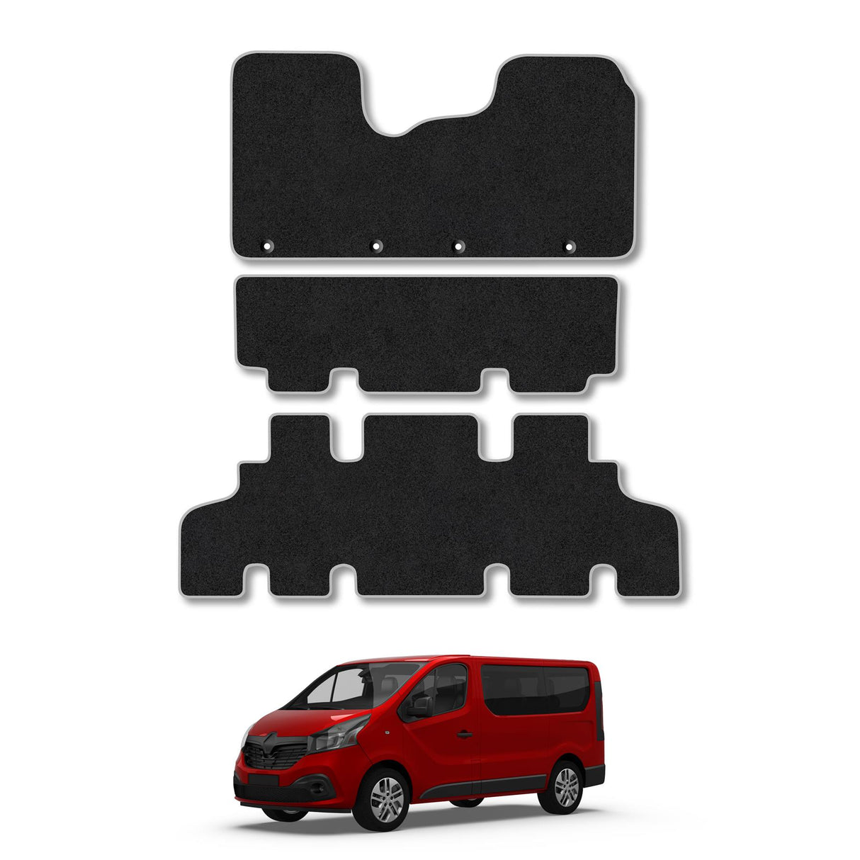 Renault Trafic (2014- ) [Minibus] Tailored Carpet Car Mats