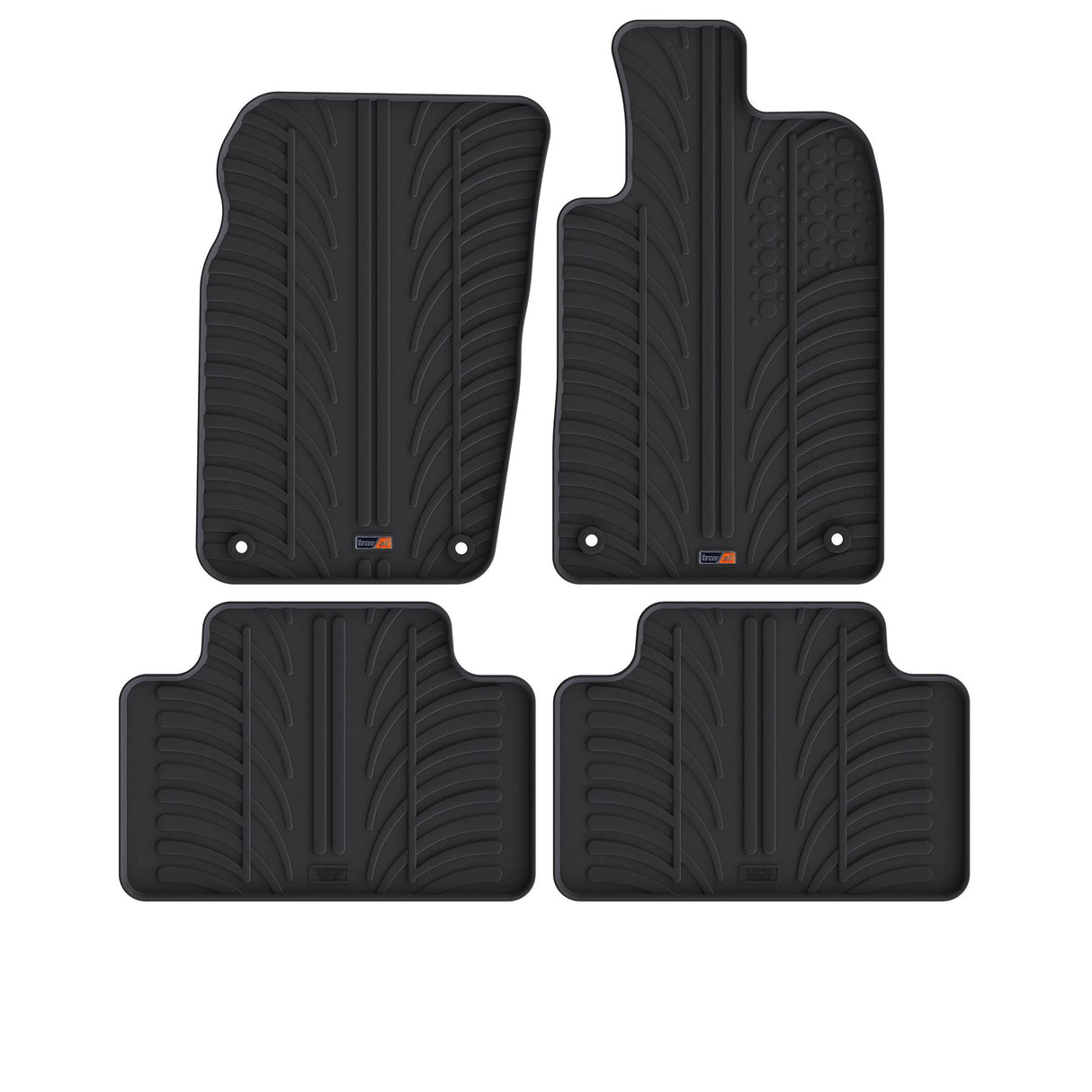 TRAVALL Jeep Grand Cherokee Premium Rubber Car Mats (2013-2022)