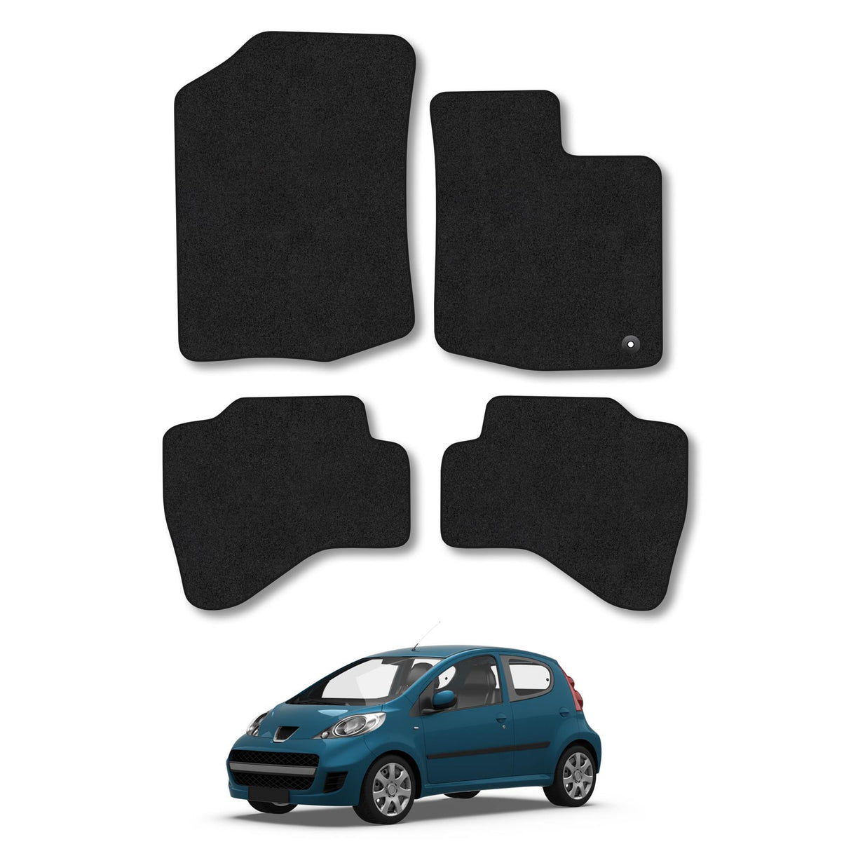 Peugeot 107 (2005-2012) Tailored Carpet Car Mats