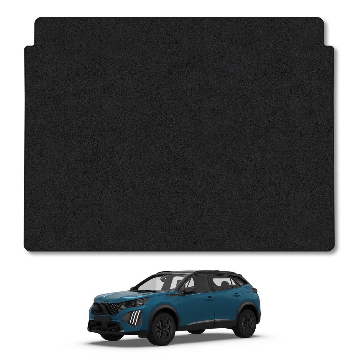 Peugeot 2008 (Mild-Hybrid) (2024+) [Lower Boot] Premium Tufted Carpet Boot Mat