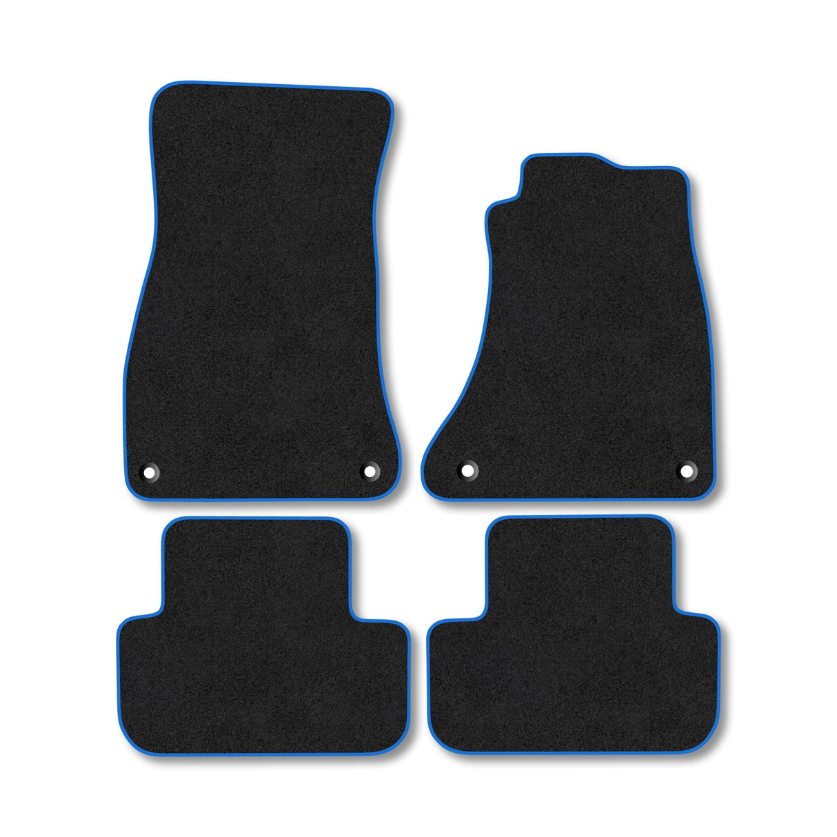 AUDI A4 (2008-2016) [WITH PASSENGER CLIPS] Premium Tufted Carpet Car Mats