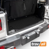 TRAVALL Jeep  Wrangler Premium Rubber Boot Mats Liner (2018-Onwards)