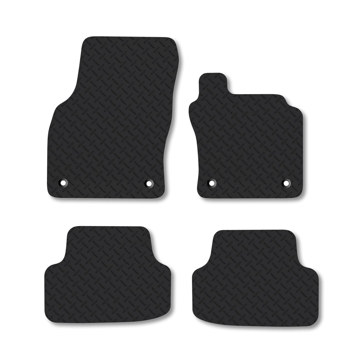 VW T-Roc (2017+) Heavy-Duty Rubber Car Mats