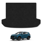 Kia Sportage (2016-2021) [UPPER BOOT] Premium Tufted Carpet Boot Mat
