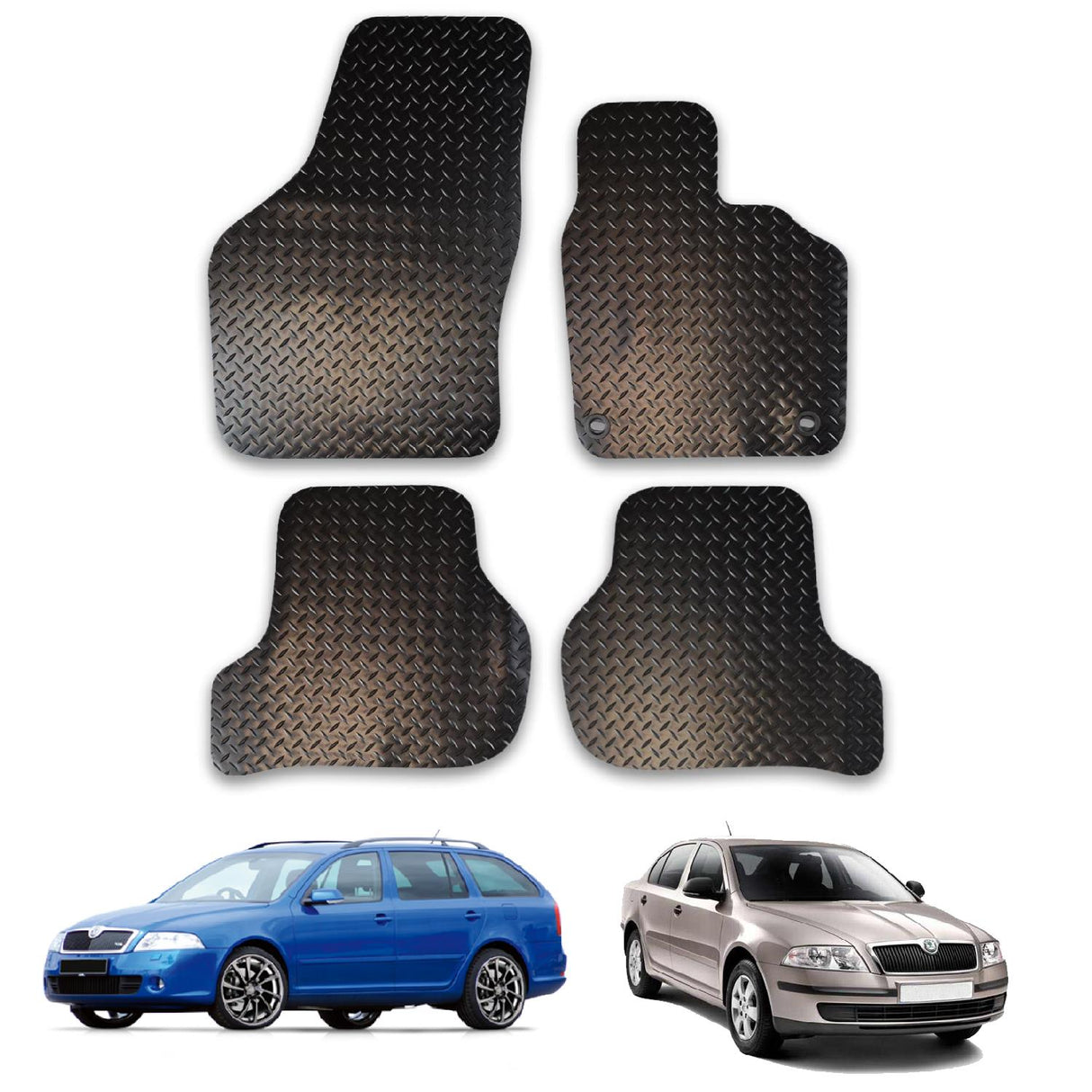 Skoda Octavia Car Mats [2 Clips] (2004-2008)