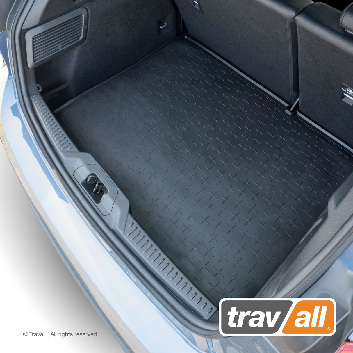 TRAVALL Ford Focus Hatchback Premium Rubber Boot Mats Liner (2018-Onwards)