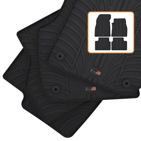 TRAVALL Vauxhall Insignia Premium Rubber Car Mats (2013-2017)