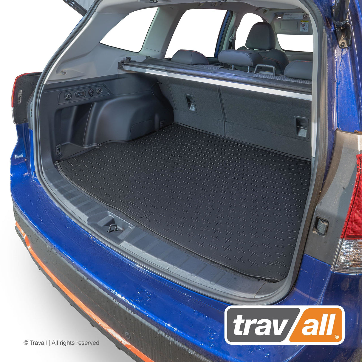 TRAVALL Subaru Forester Premium Rubber Boot Mats Liner (2018-2024)