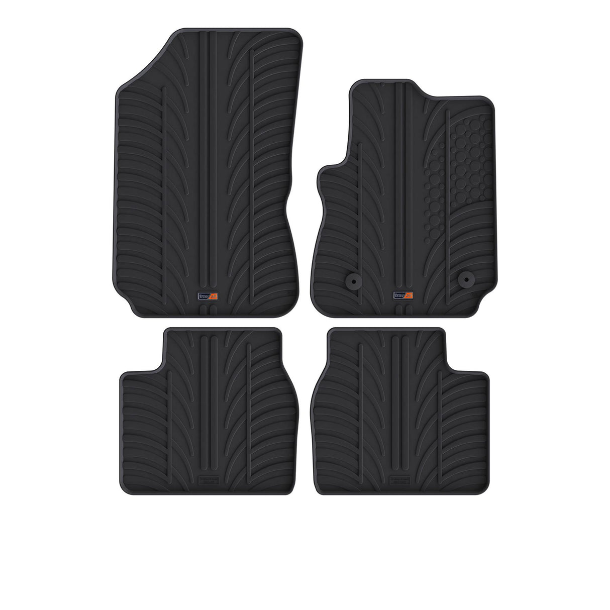 TRAVALL Citroen C4 Cactus Premium Rubber Car Mats (2014-2020)