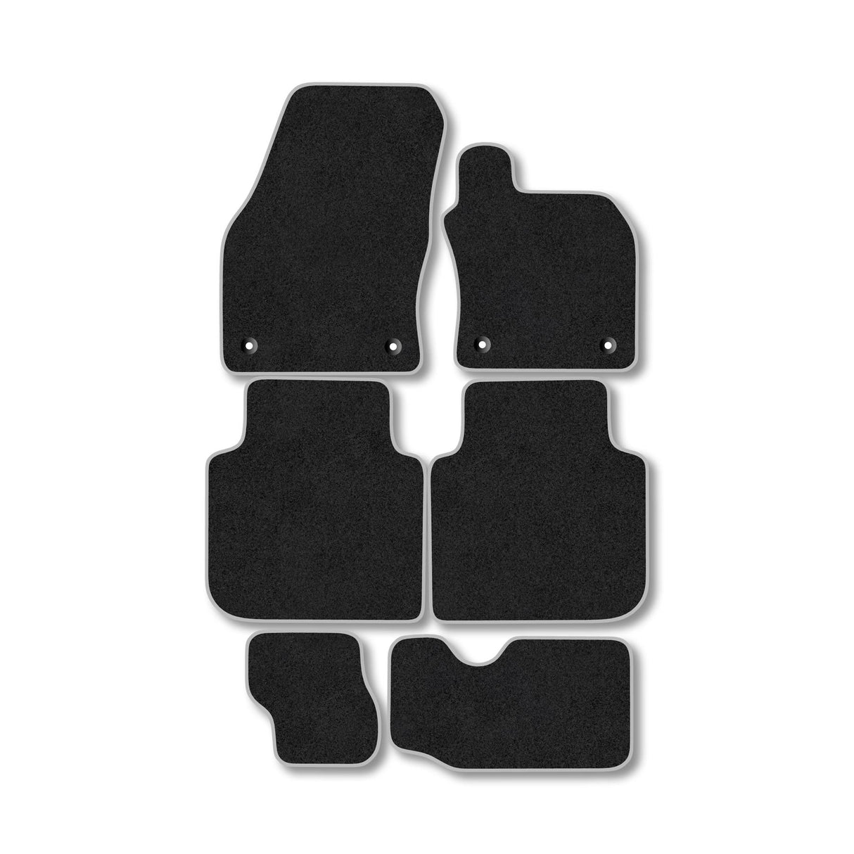 VW Tiguan Allspace (2018+) Premium Tufted Carpet Car Mats