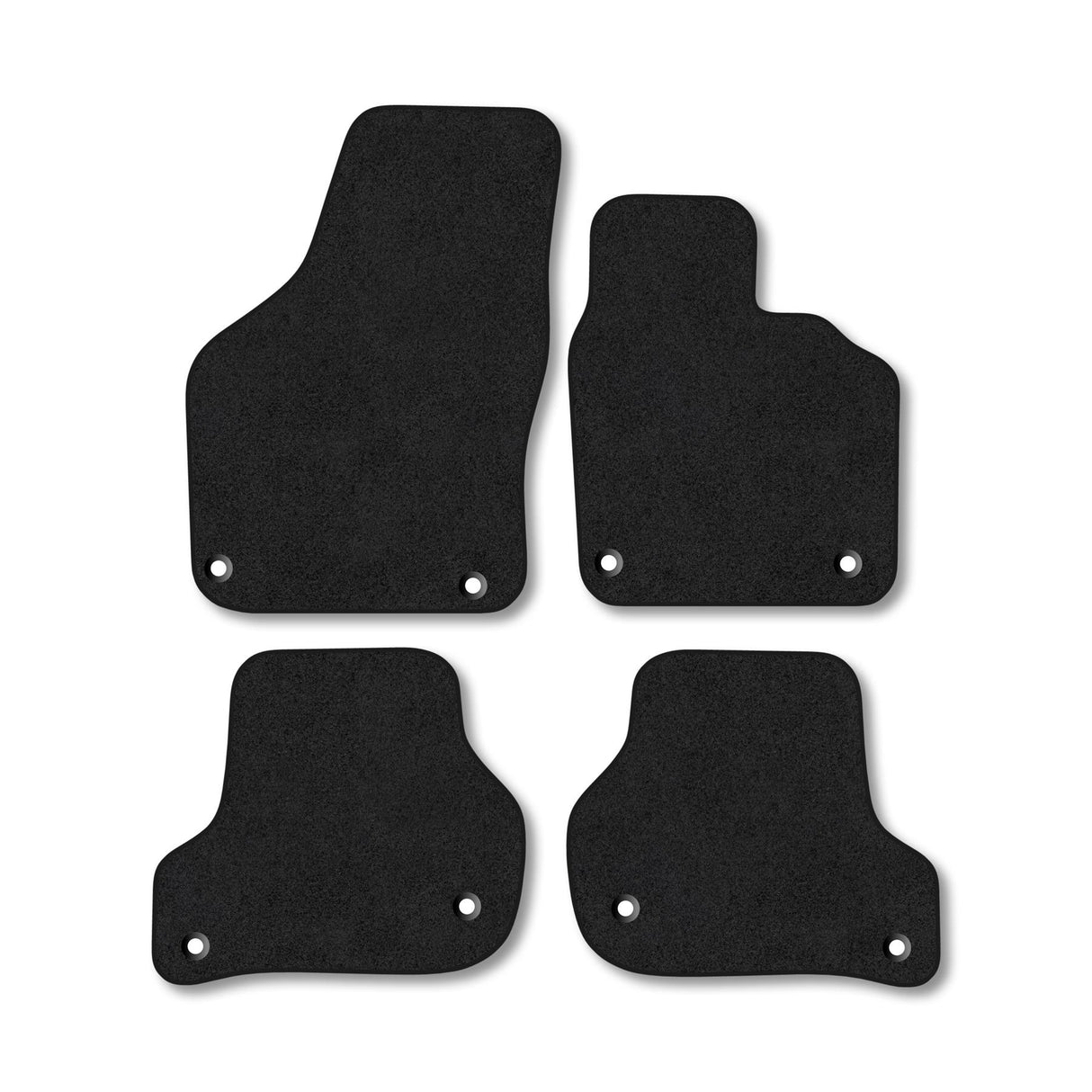 Skoda Octavia (2004-2008) [8 Clip] Premium Tufted Carpet Car Mats