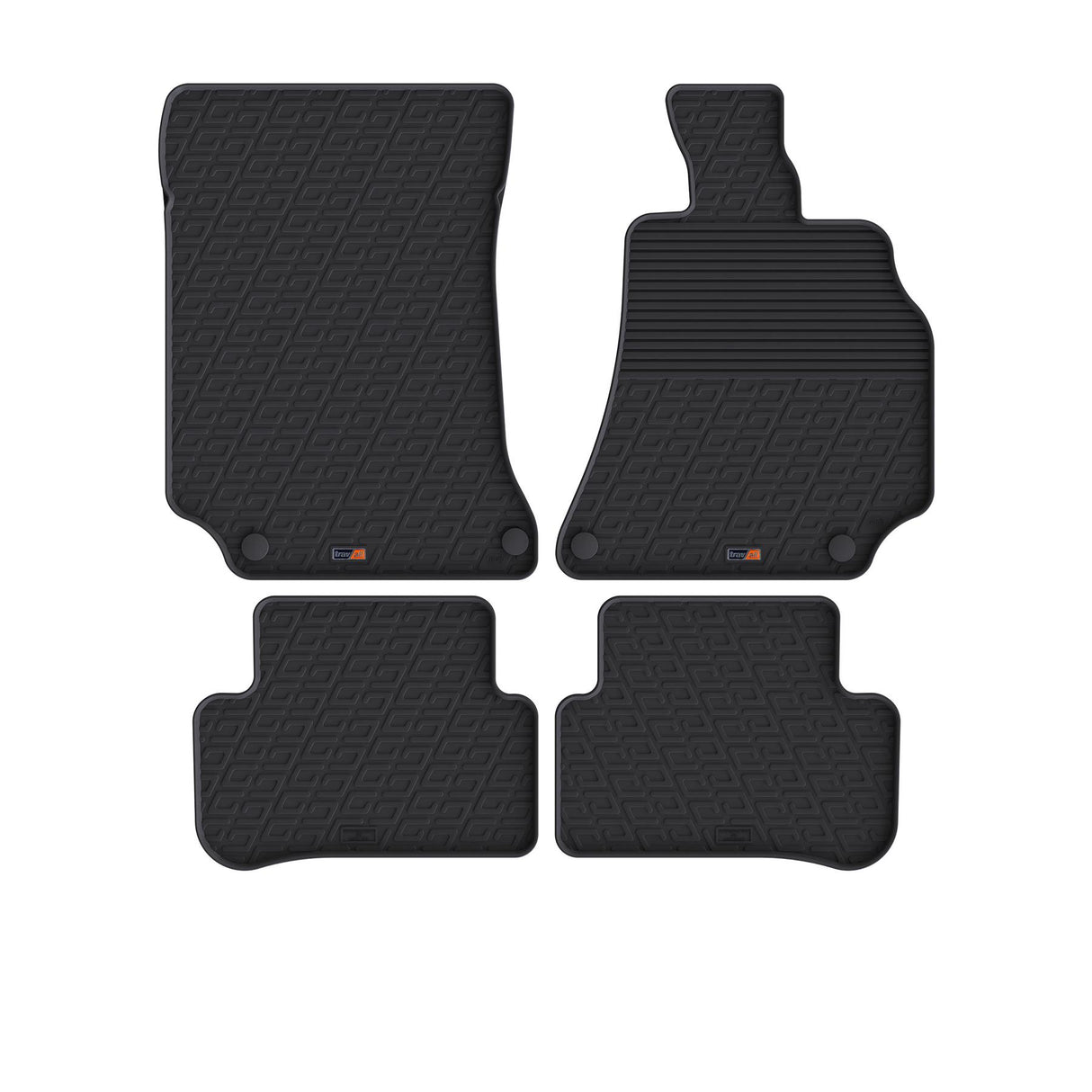 TRAVALL Mercedes E-Class Estate/Saloon Premium Rubber Car Mats (2012-2016)