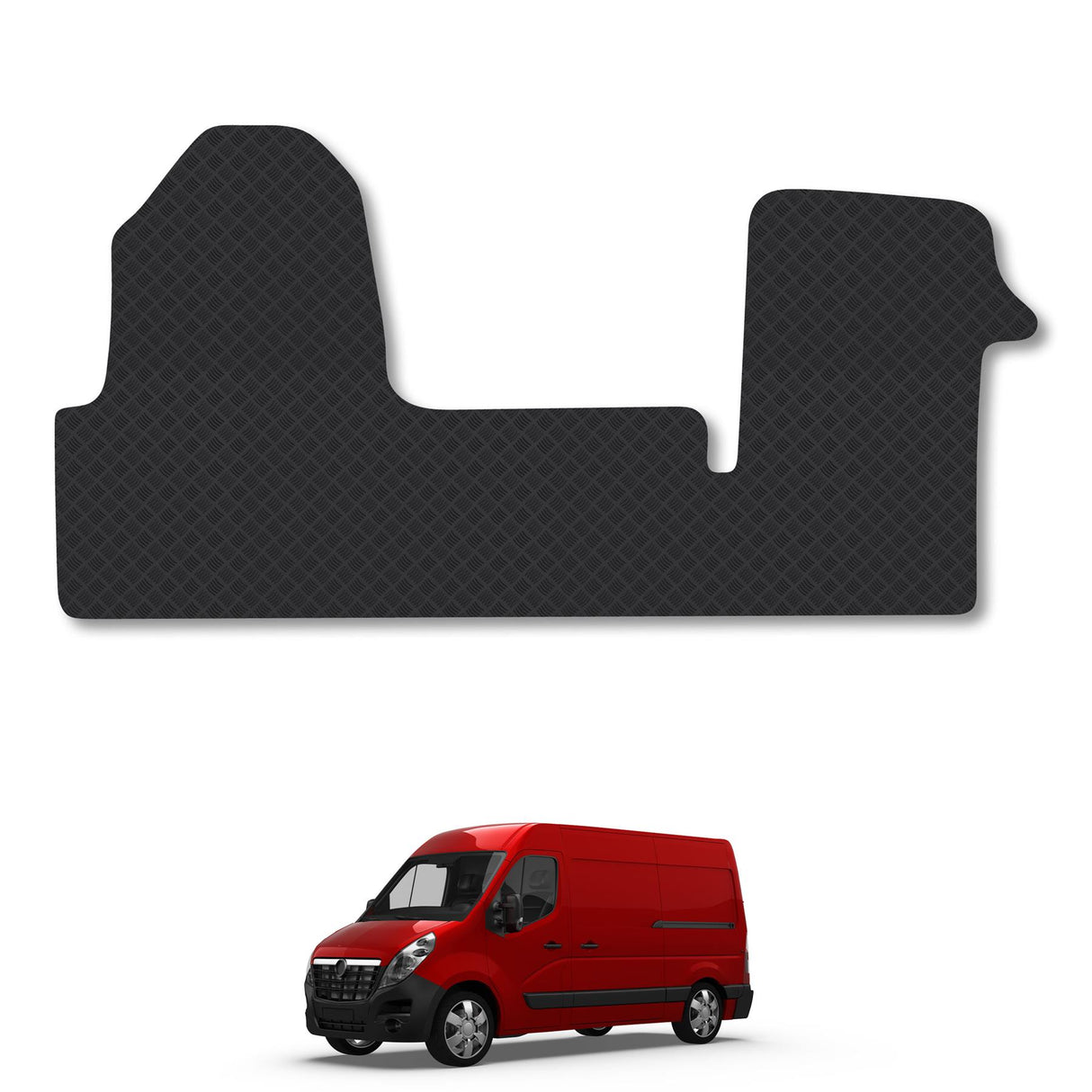 Vauxhall Movano (2010-2021) Heavy-Duty Rubber Car Mats