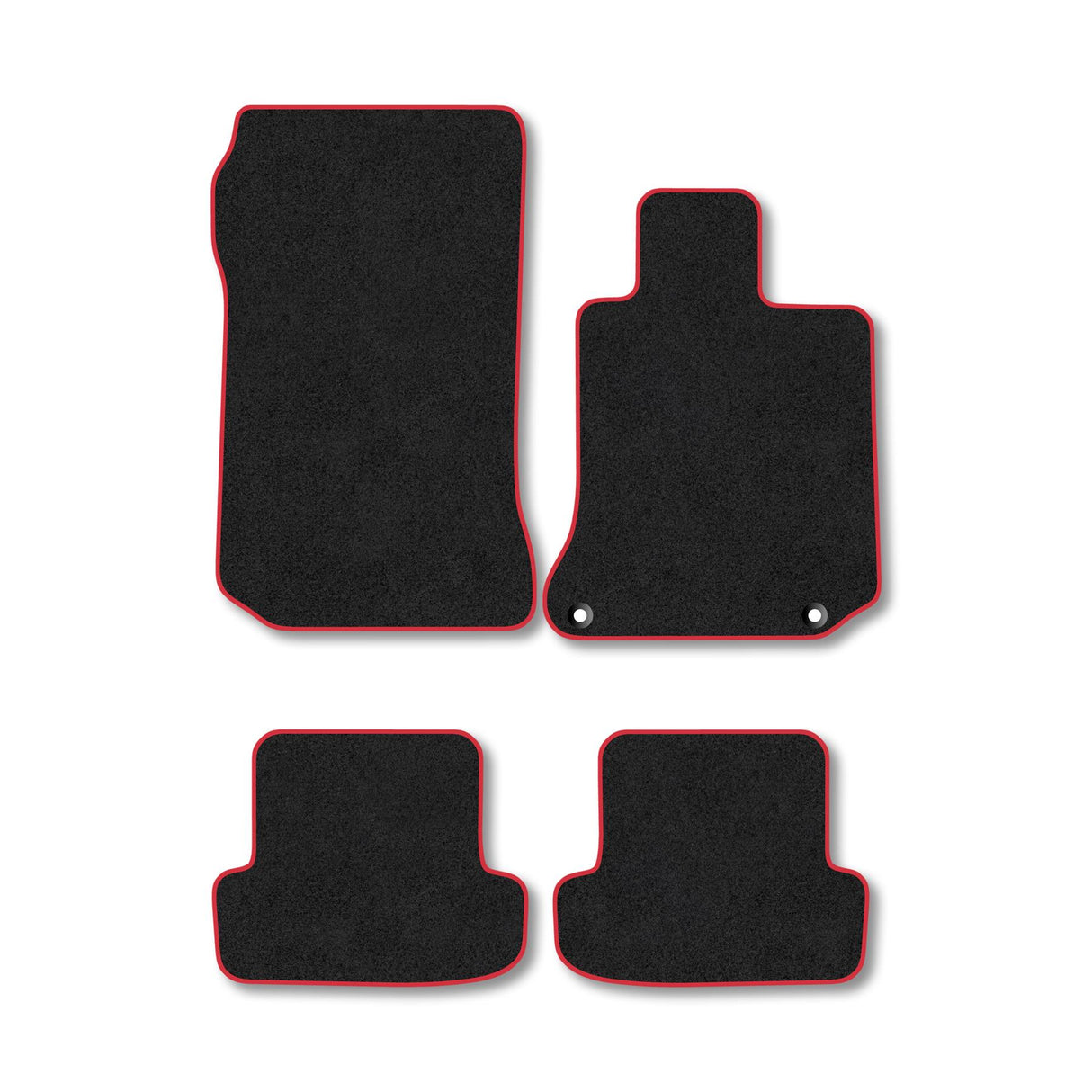 Mercedes-Benz C-Class (2007-2015) [W204] [Manual] [Saloon; Estate] Premium Tufted Carpet Car Mats