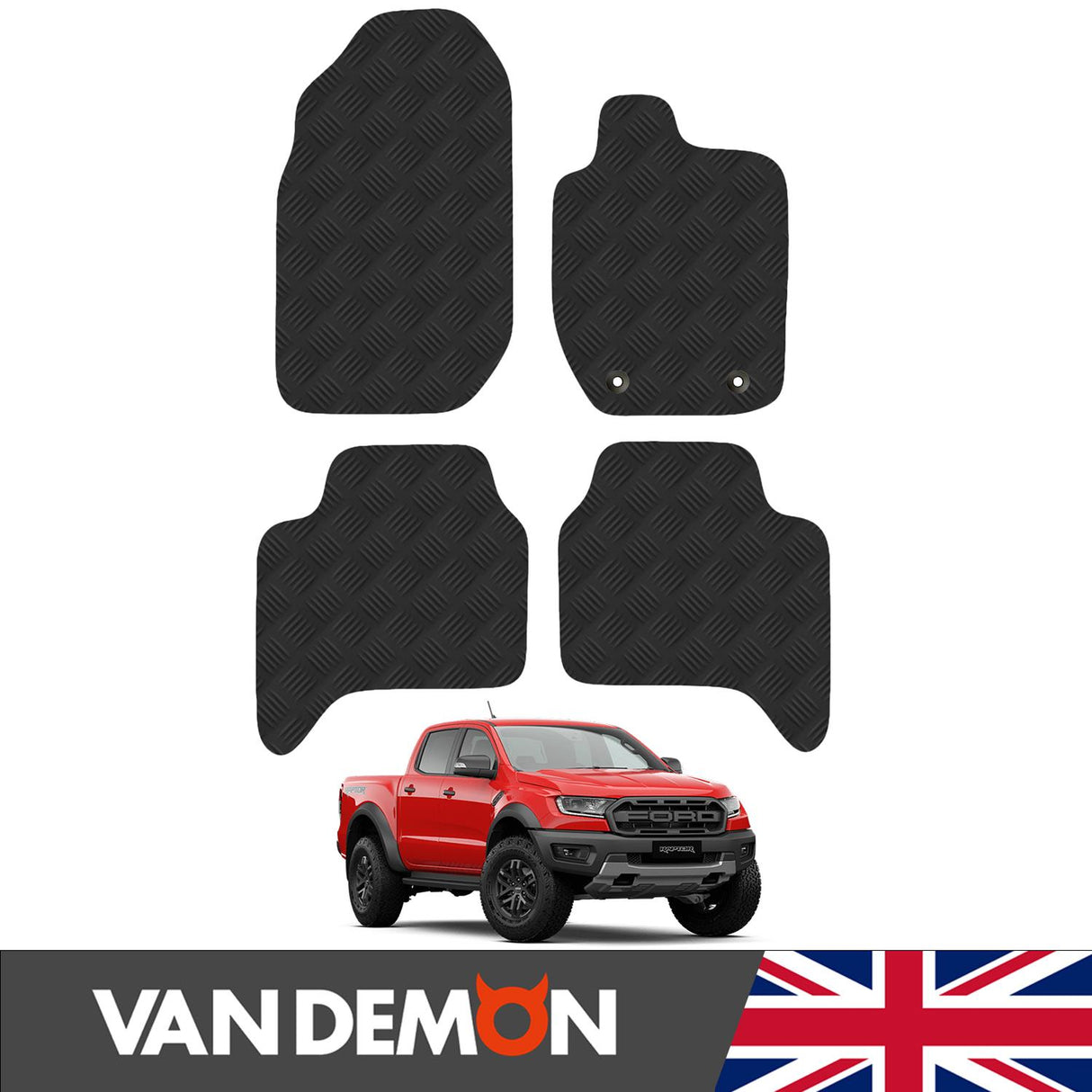 Ford Ranger Double Cab Car Mats (2012-Onwards)