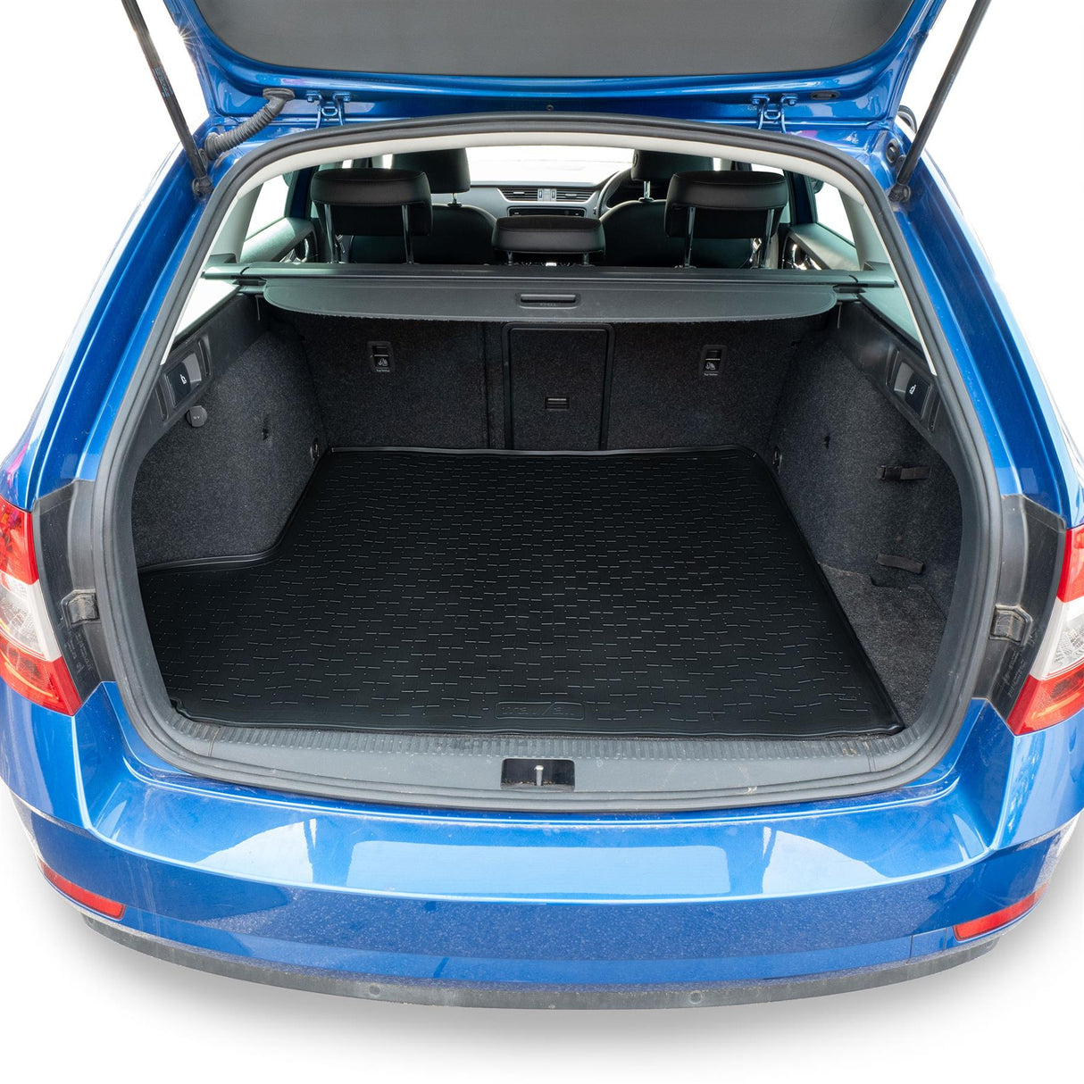 TRAVALL Skoda  Octavia [Upper Floor Position] Premium Rubber Boot Mats Liner (2012-2020)