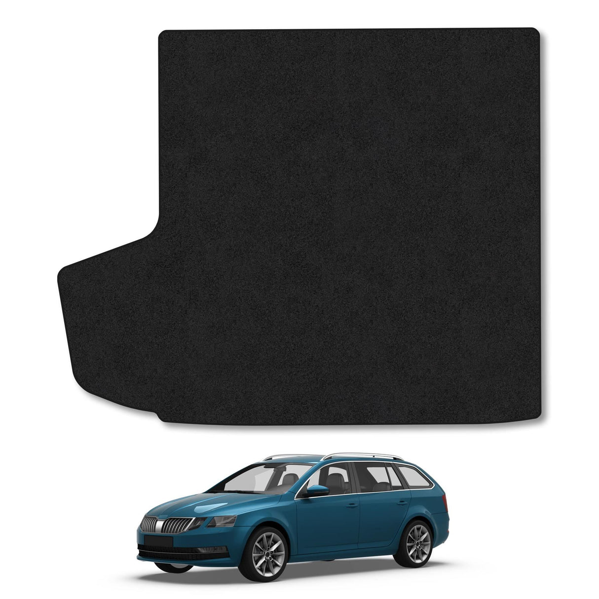 [Upper Floor] Skoda Octavia Estate (2012-2020) Premium Tufted Carpet Boot Mat