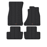 TRAVALL Audi A4 Premium Rubber Car Mats (2007-2016)