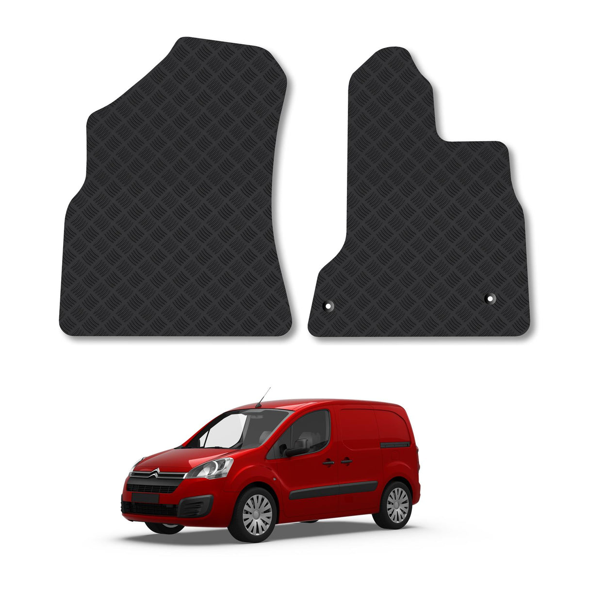 Citroen Berlingo (2008-2018) Heavy-Duty Rubber Car Mats
