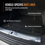 TRAVALL Seat  Leon [Upper Boot Position] Premium Rubber Boot Mats Liner (2013-2020)