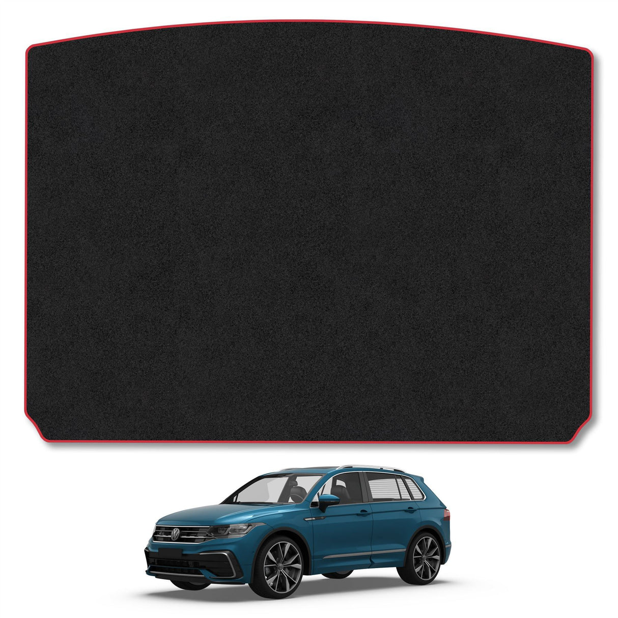 [Lower Floor] VW Tiguan (2016-2024) Premium Tufted Carpet Boot Mat