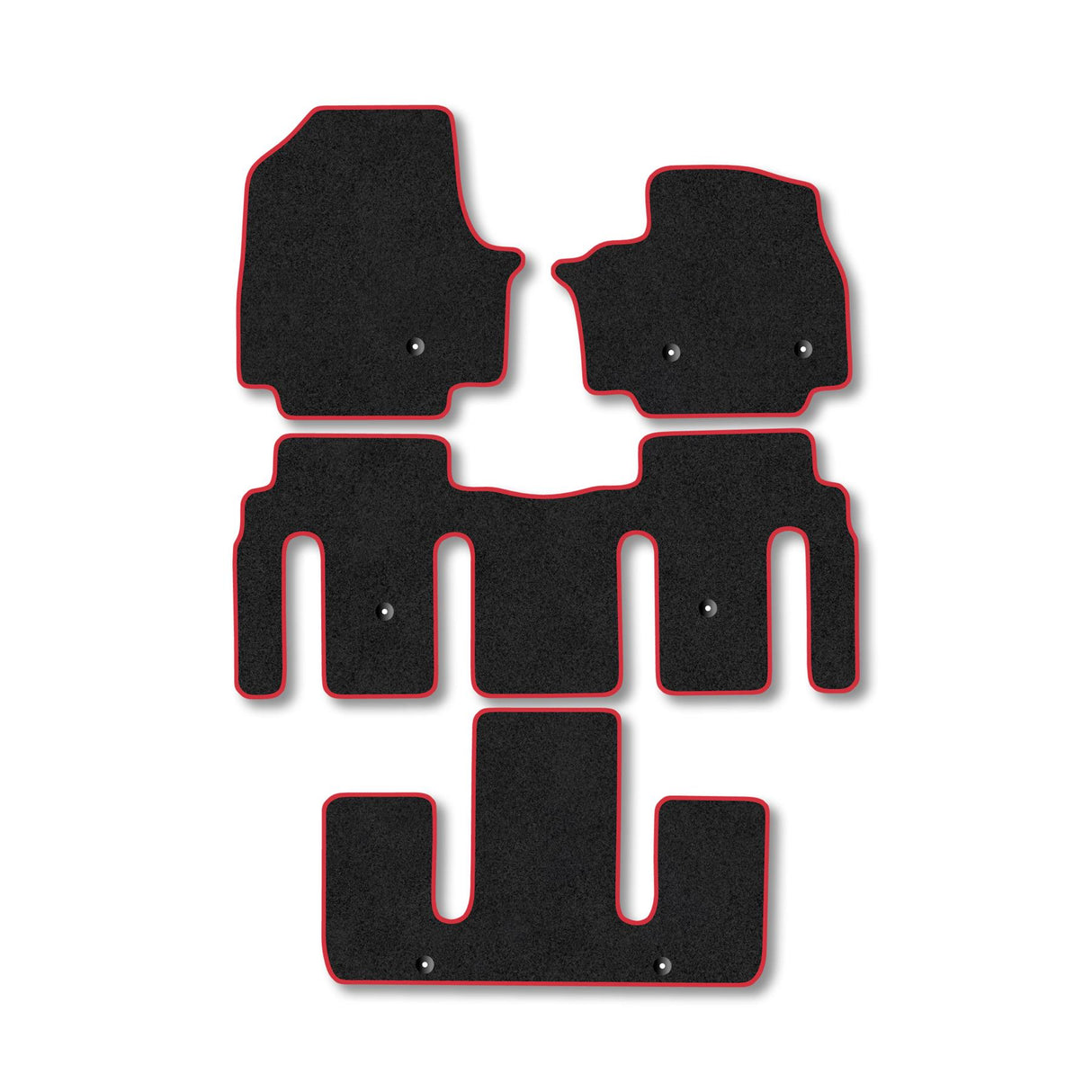 Kia EV9 [6 Seat Version] (2024+) Premium Tufted Carpet Car Mats