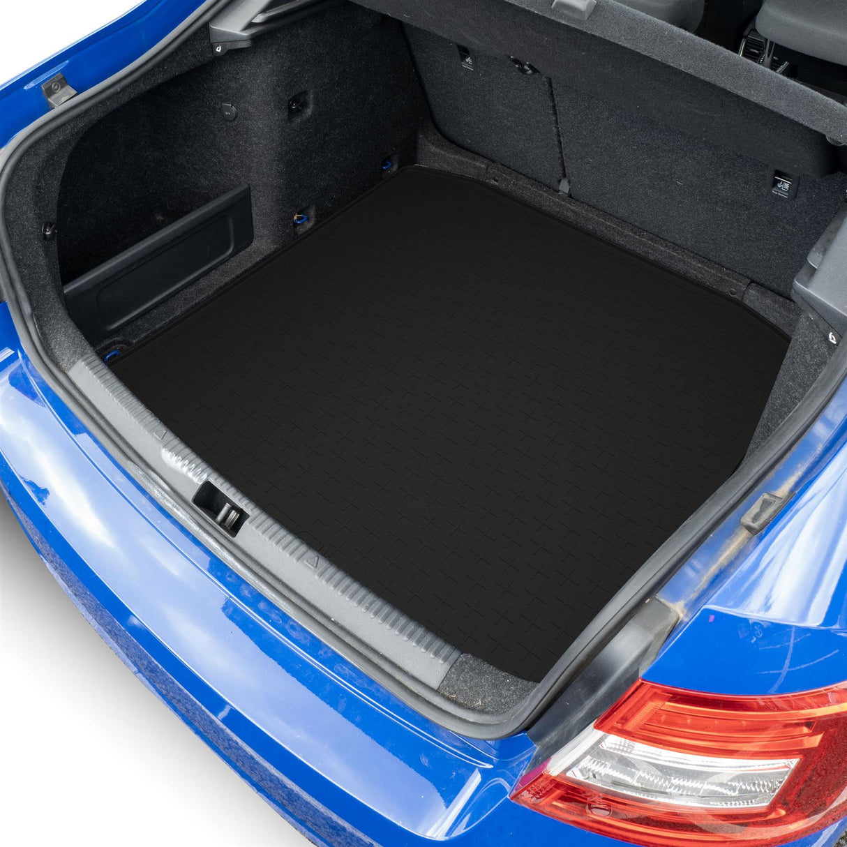 TRAVALL Skoda Octavia Hatchback [Lower Boot Position] Premium Boot Mat (2020-Onwards)