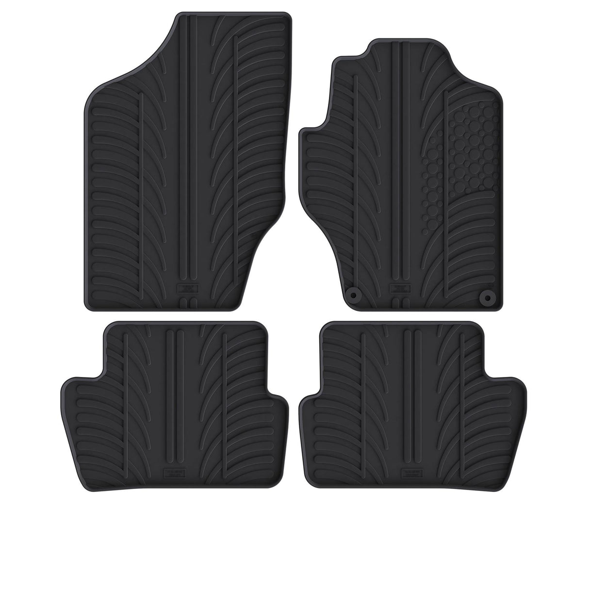 TRAVALL Citroen C4 Premium Rubber Car Mats (2010-2018)