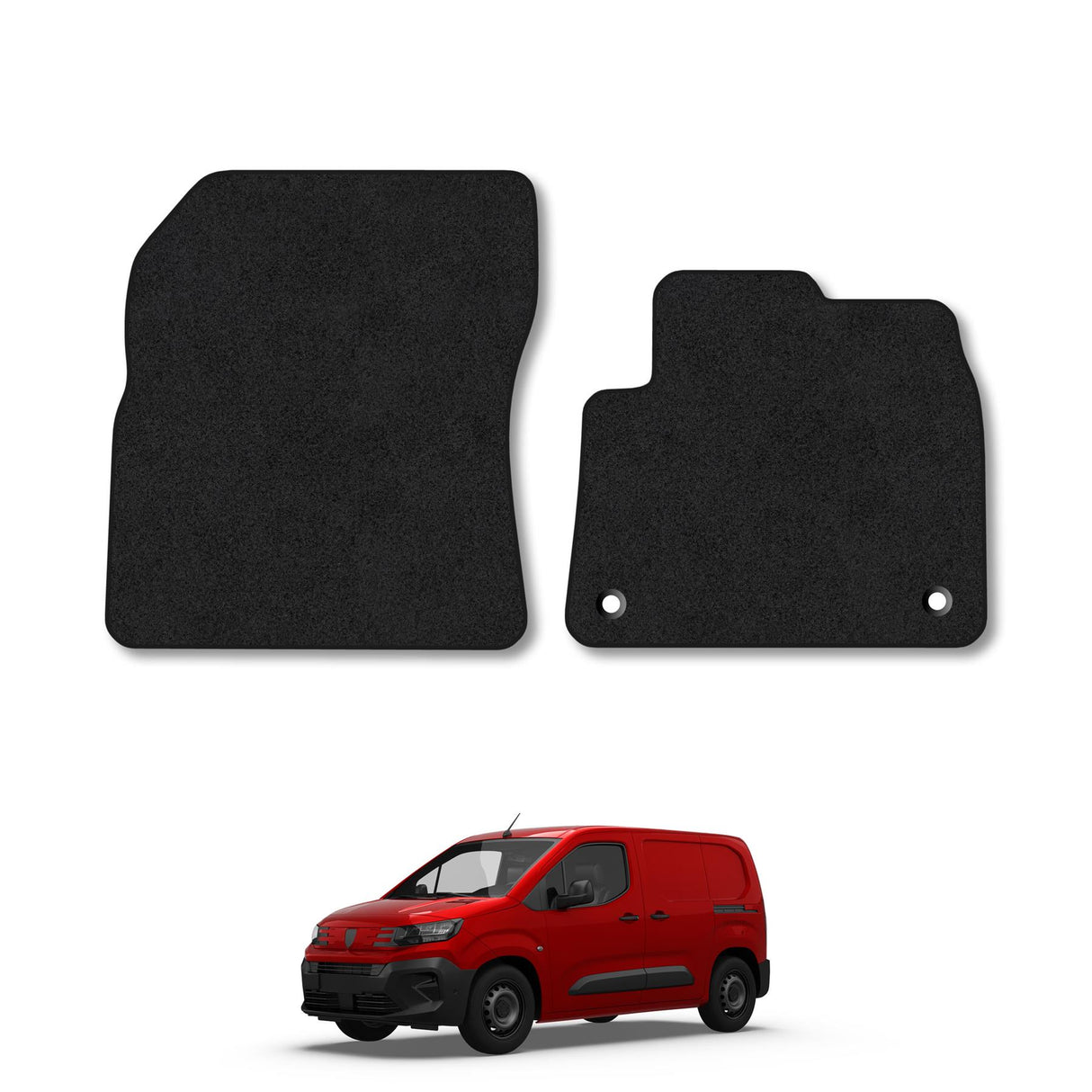 Peugeot Partner (2018+) [Twist Clip] Tailored Carpet Car Mats