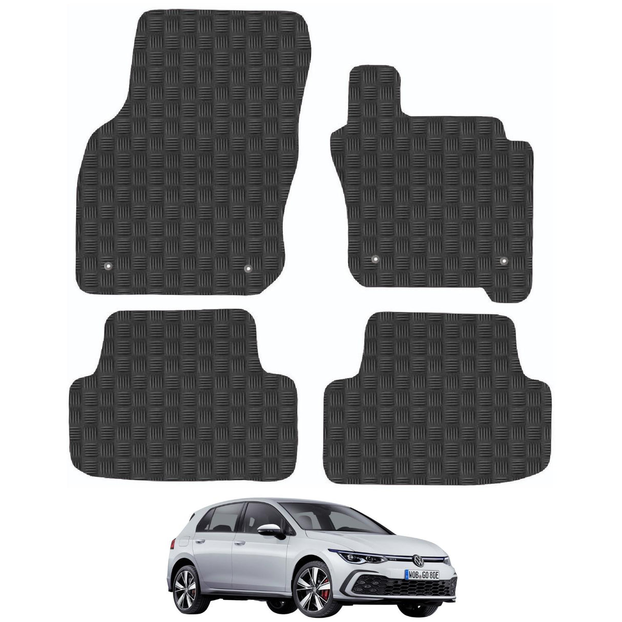 VW Golf MK8 Mild-Hybrid Car Mats (2019-Onwards)