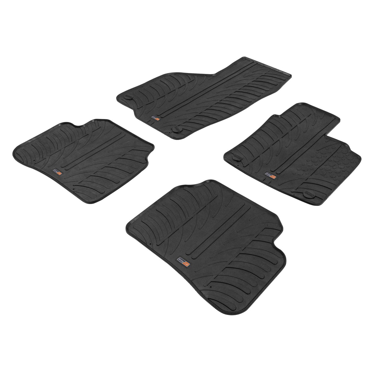 TRAVALL VW Passat Premium Rubber Car Mats (2010-2015)