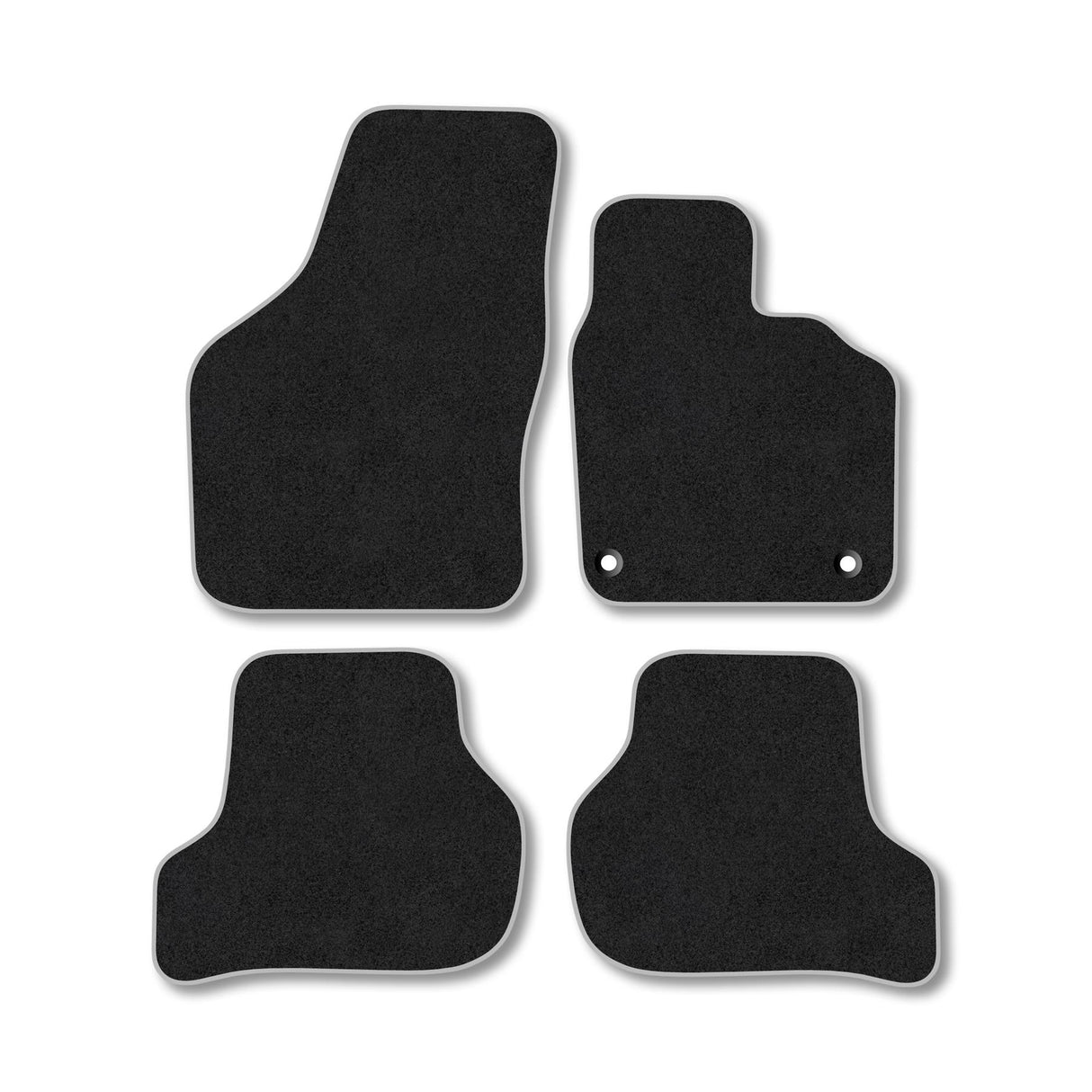 Skoda Octavia (2004-2008) [2 Clip] Premium Tufted Carpet Car Mats