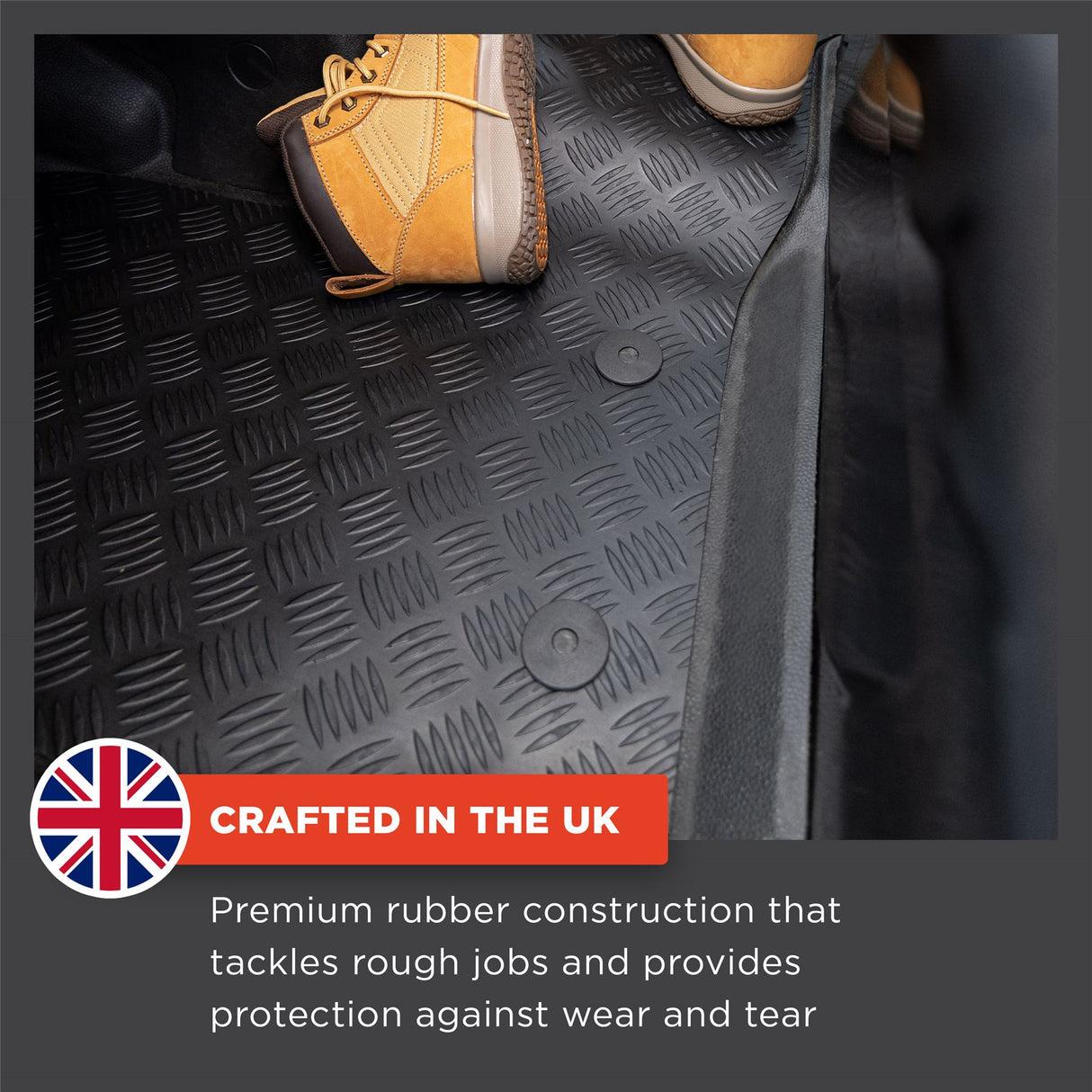 Renault Trafic (2014- ) [Minibus] Heavy-Duty Rubber Car Mats