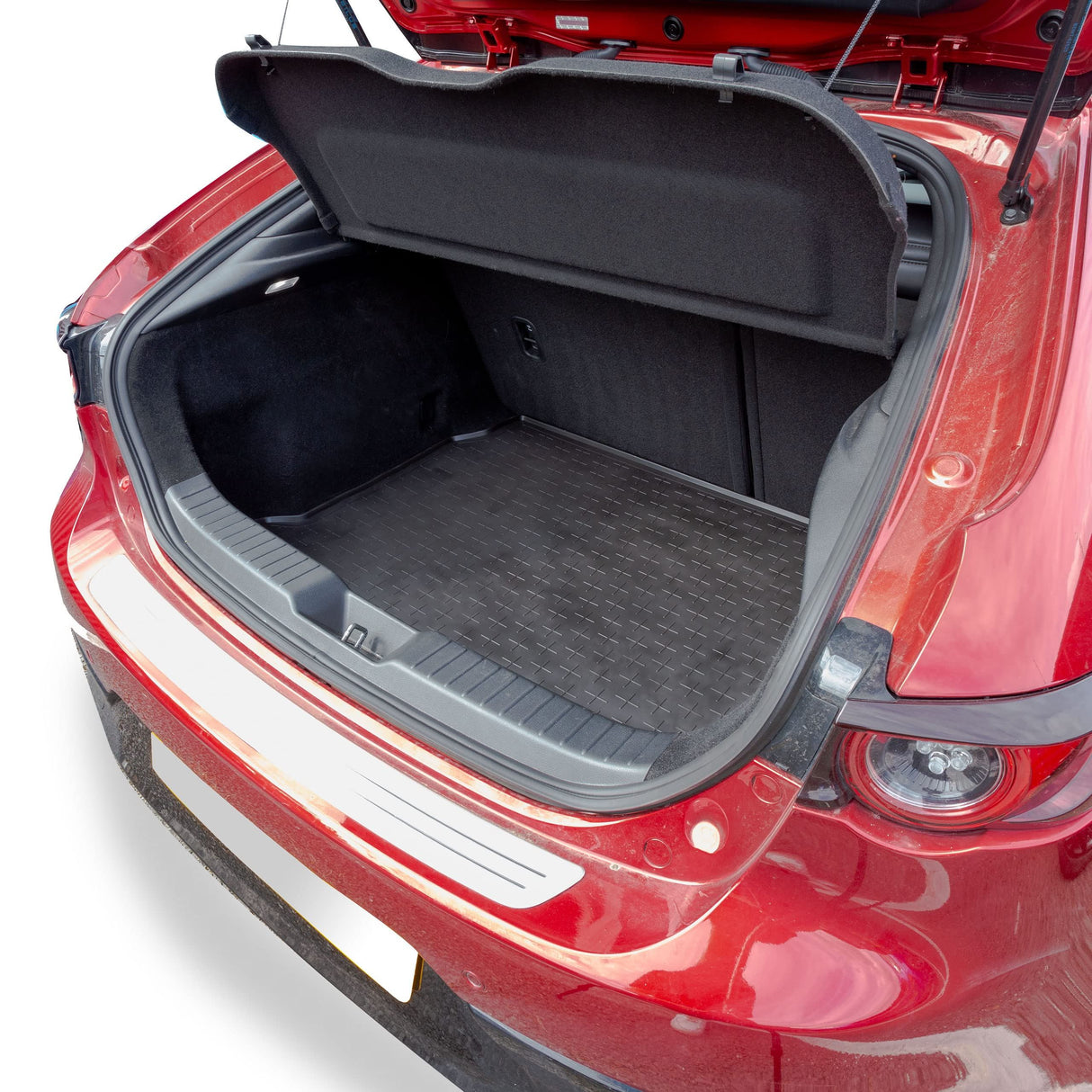 TRAVALL Mazda Mazda 3 Premium Rubber Boot Mats Liner (2019-Onwards)