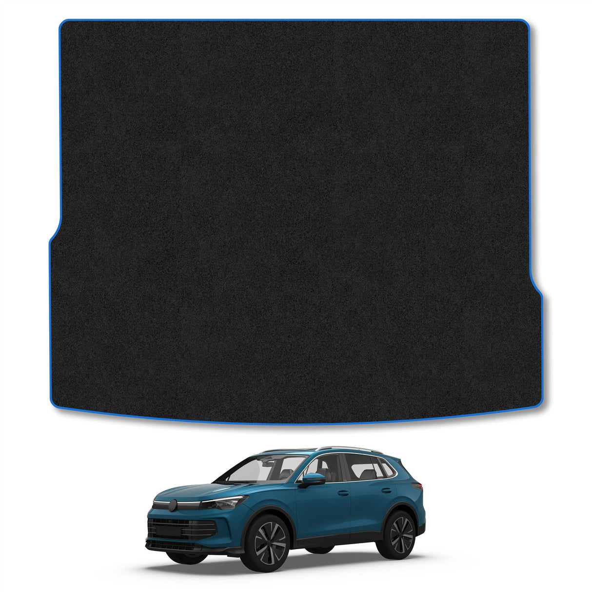 [Upper Floor] VW Tiguan (2024+) Premium Tufted Carpet Boot Mat