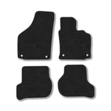 VW Golf Mk5 (2007-2008) [Round Clip] Premium Tufted Carpet Car Mats