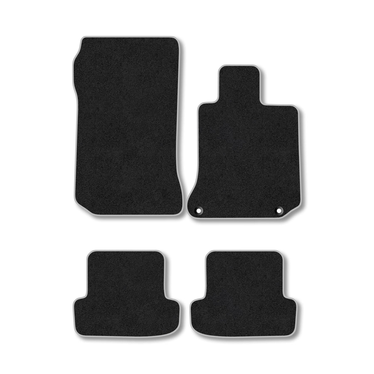Mercedes-Benz C-Class (2007-2015) [W204] [Manual] [Saloon; Estate] Premium Tufted Carpet Car Mats