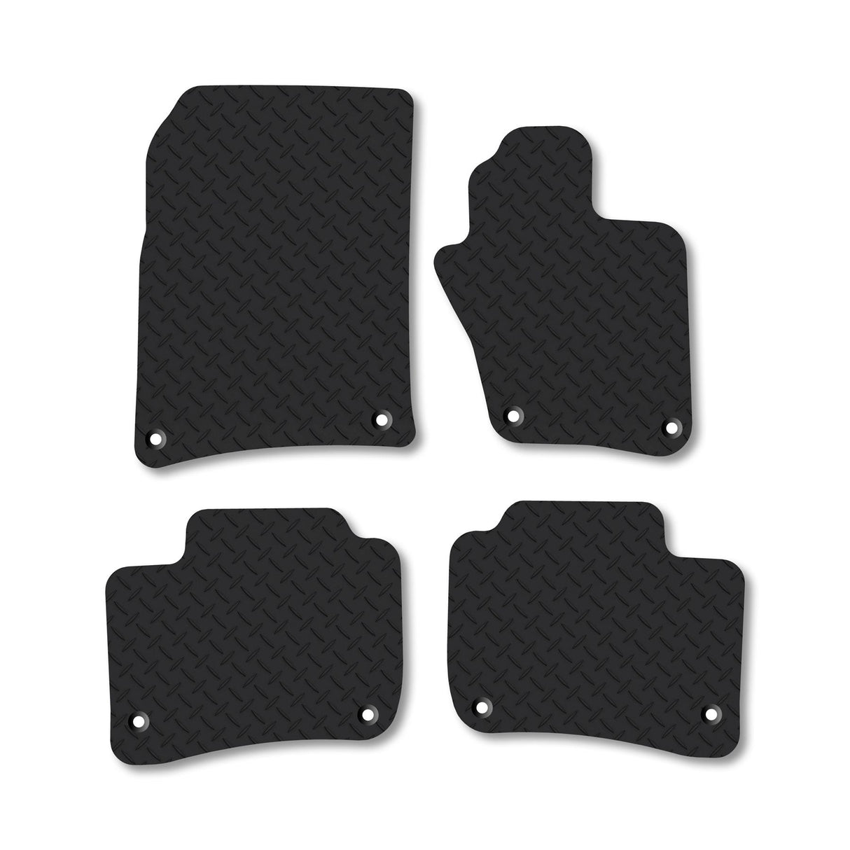 VW Touareg (2010-2018) Heavy-Duty Rubber Car Mats