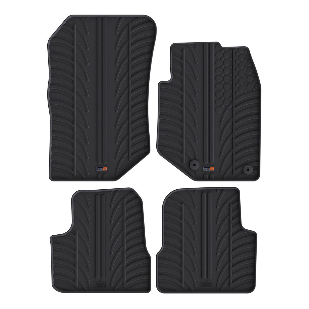 TRAVALL Vauxhall Mokka Premium Rubber Car Mats (2019-Onwards)