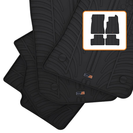 TRAVALL Mercedes-Benz GLA Premium Rubber Car Mats (2018-Onwards)