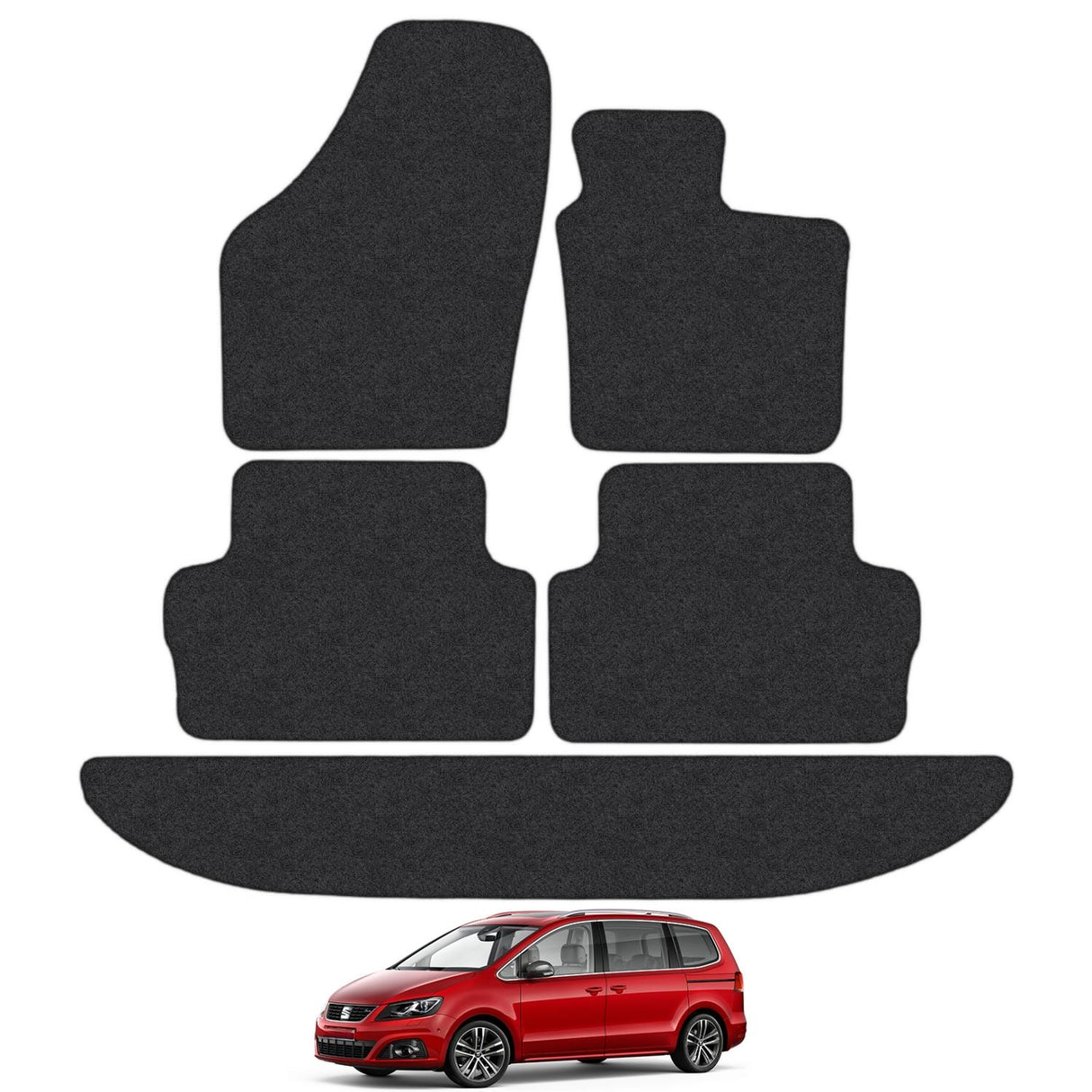 Seat Alhambra Car Mats 7 Seats (2010-Onwards)