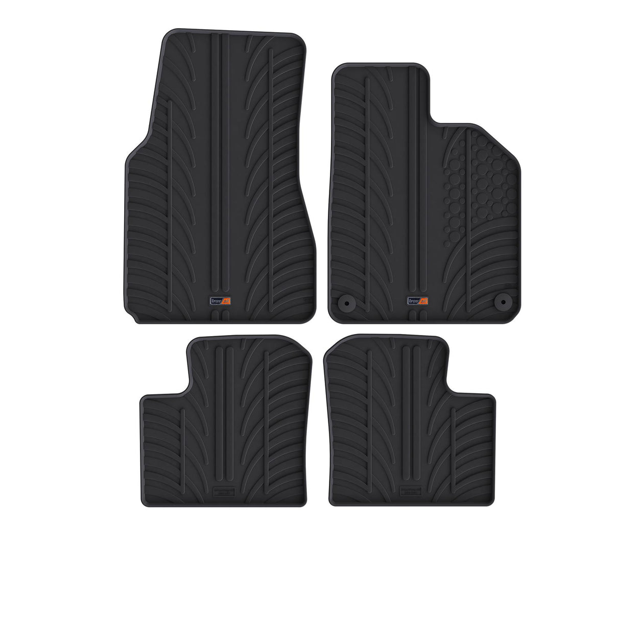 TRAVALL Renault Twingo Premium Rubber Car Mats (2014-Onwards)