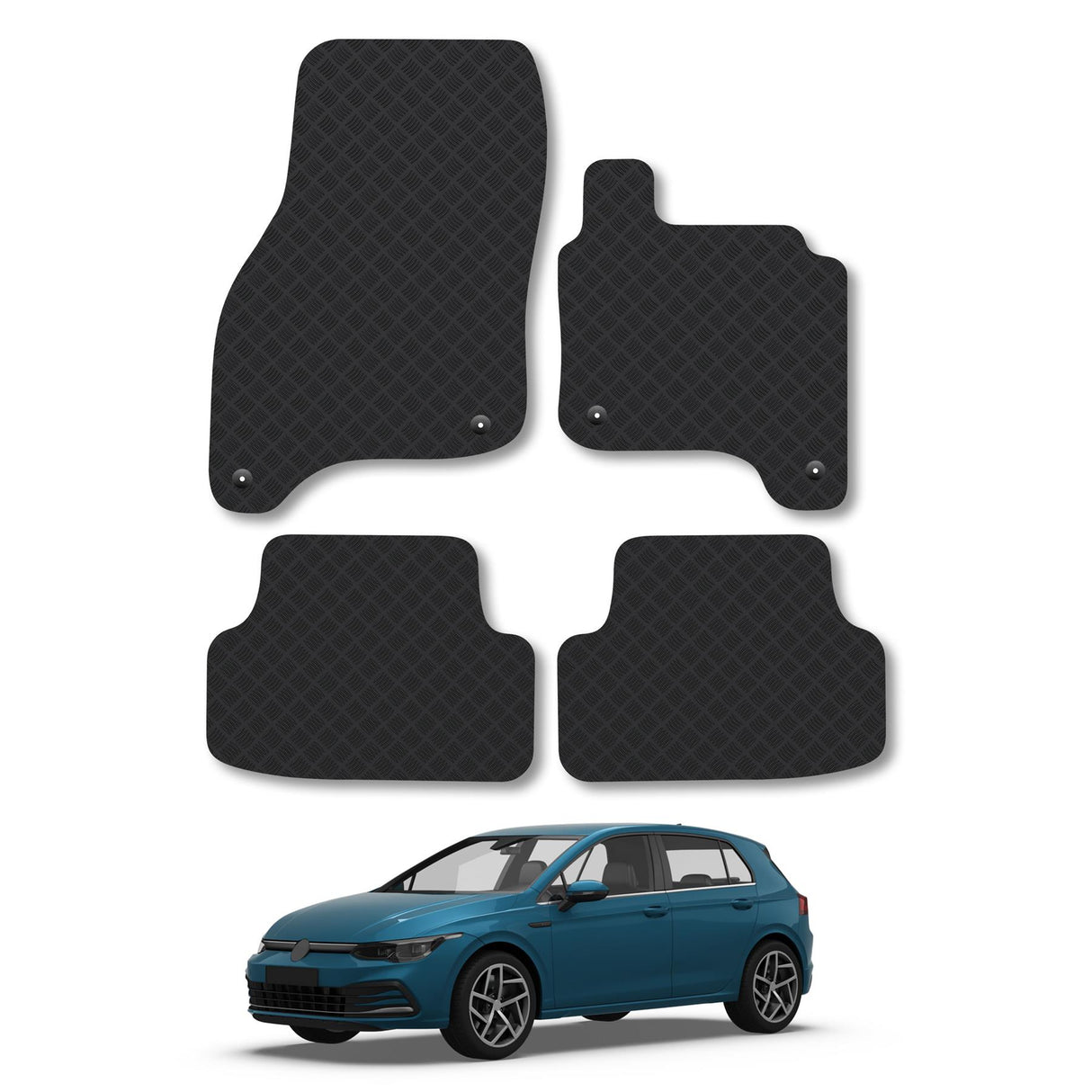VW Golf Mild-Hybrid MHEV Car Mats (2020-Onwards)