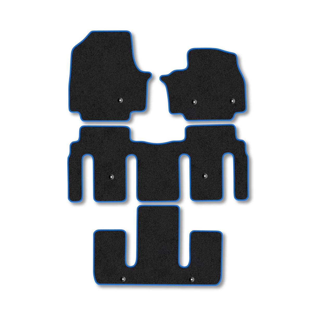 Kia EV9 [6 Seat Version] (2024+) Premium Tufted Carpet Car Mats