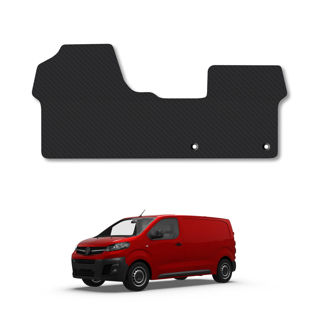 Vauxhall Vivaro (2019+) Heavy-Duty Rubber Car Mats