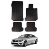 Mercedes C-Class W204 Coupe Automatic Car Mats (2011-2015)